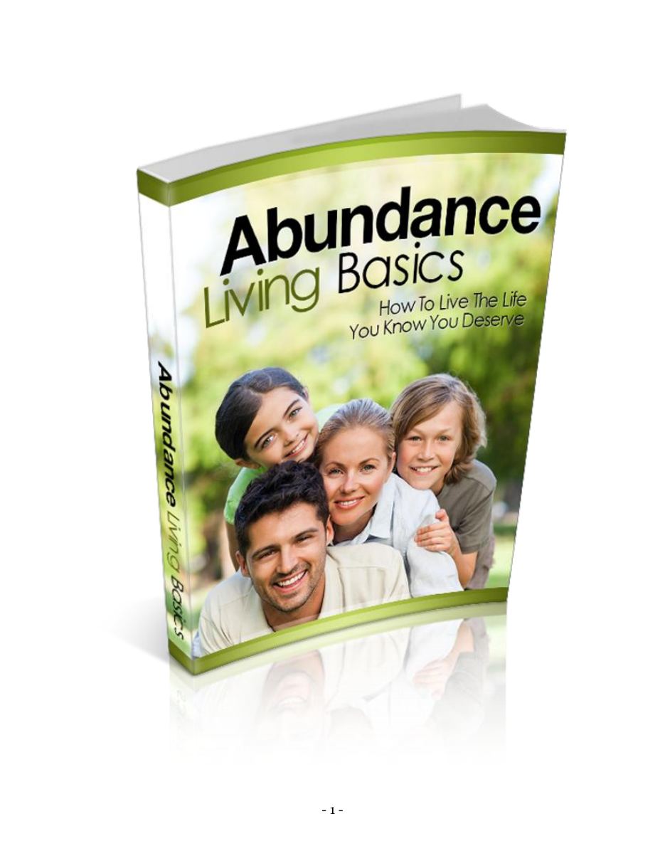 Abundance Living Basics