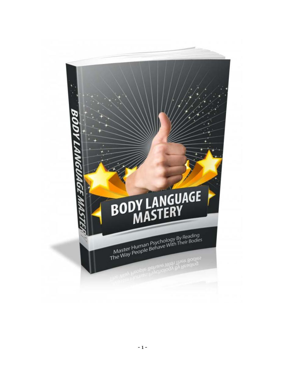 Body Language Mastery