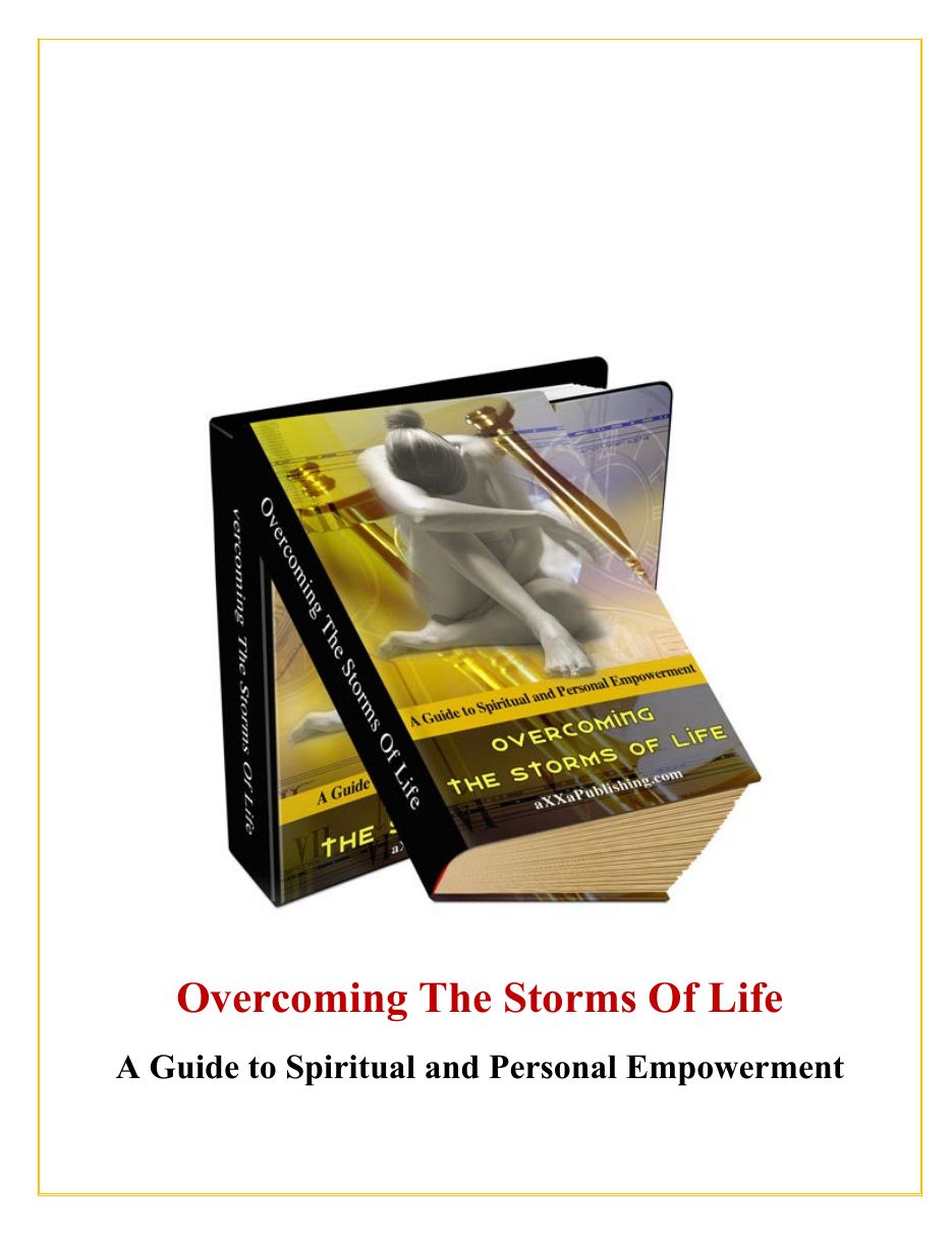 Overcoming The Storms Of Life